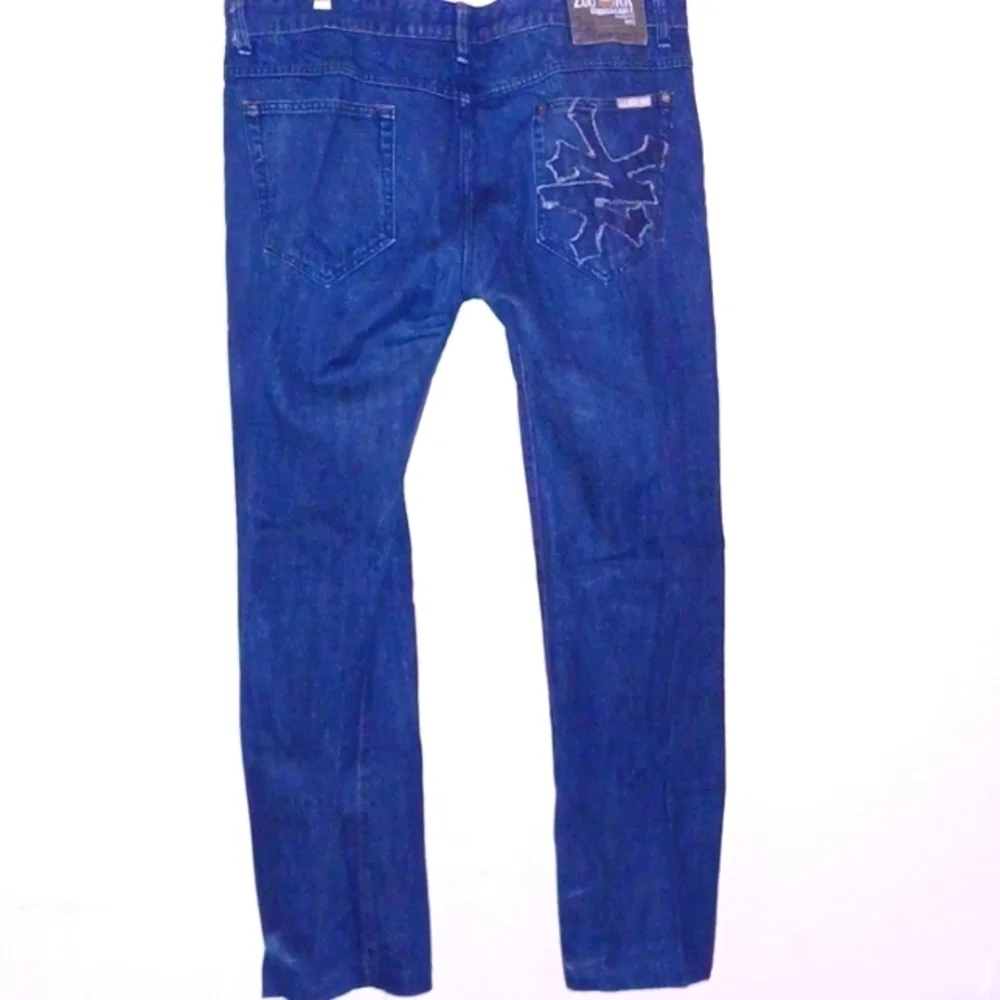 ZOO YORK Mens Button-Fly Jeans, 40W, 30L - Picture 3 of 7